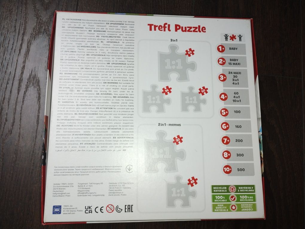 Puzzle Trefl 3w1 Bing 3+