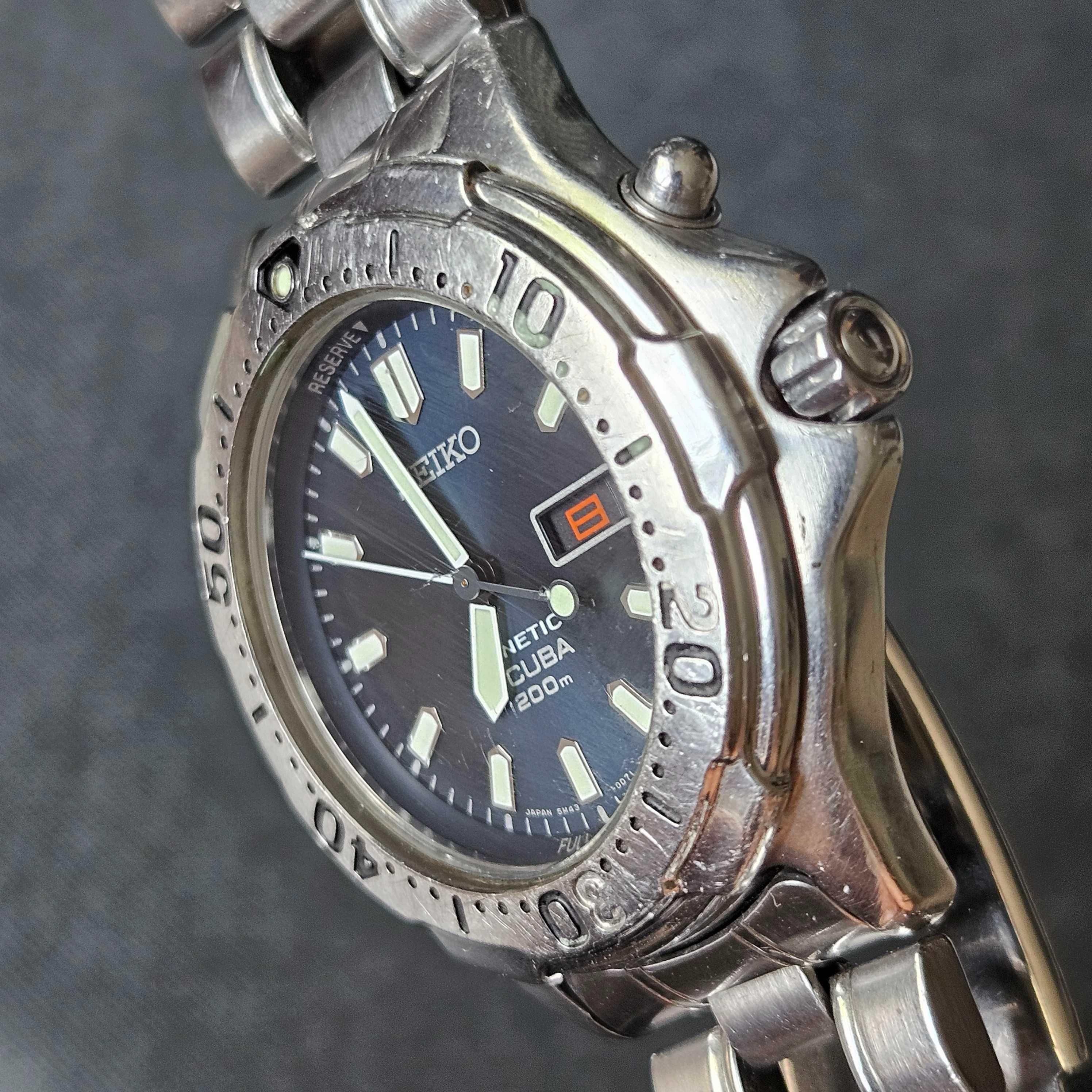 Zegarek Seiko 5M43-0C30 | Kinetic Scuba | 1996 | Gwarancja