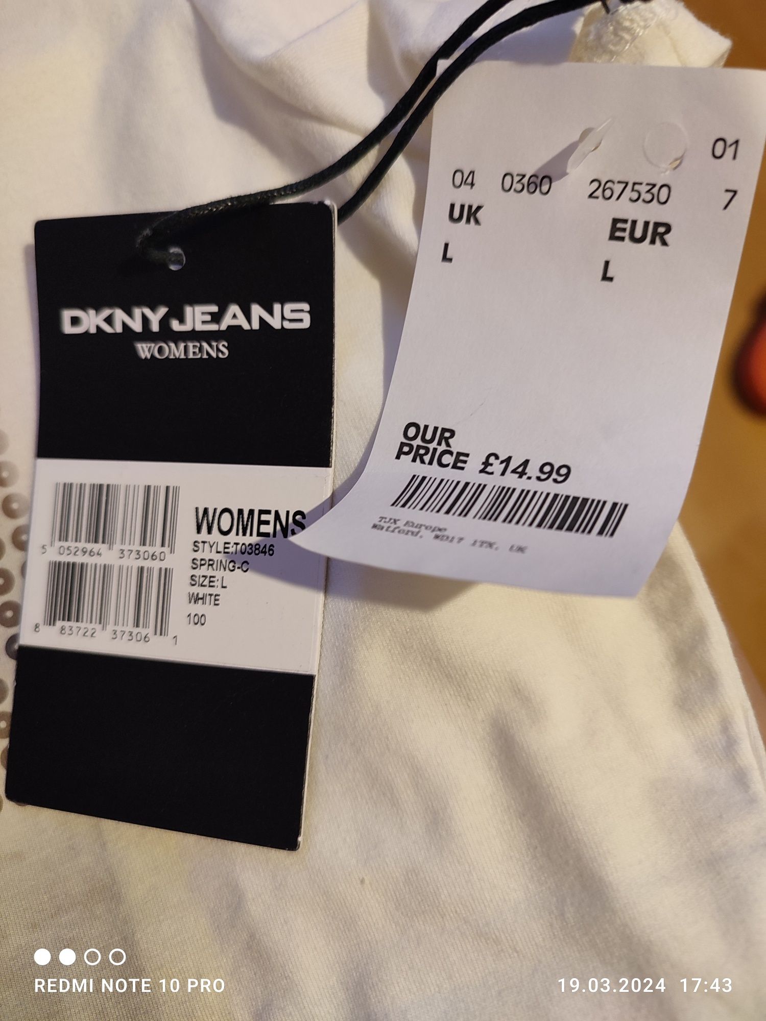 T-shirt DKNY Jeans r. L