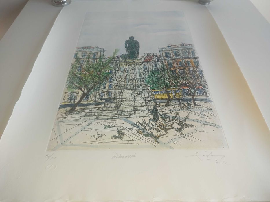 José Pádua - Serigrafia Original Numerada " Camões "