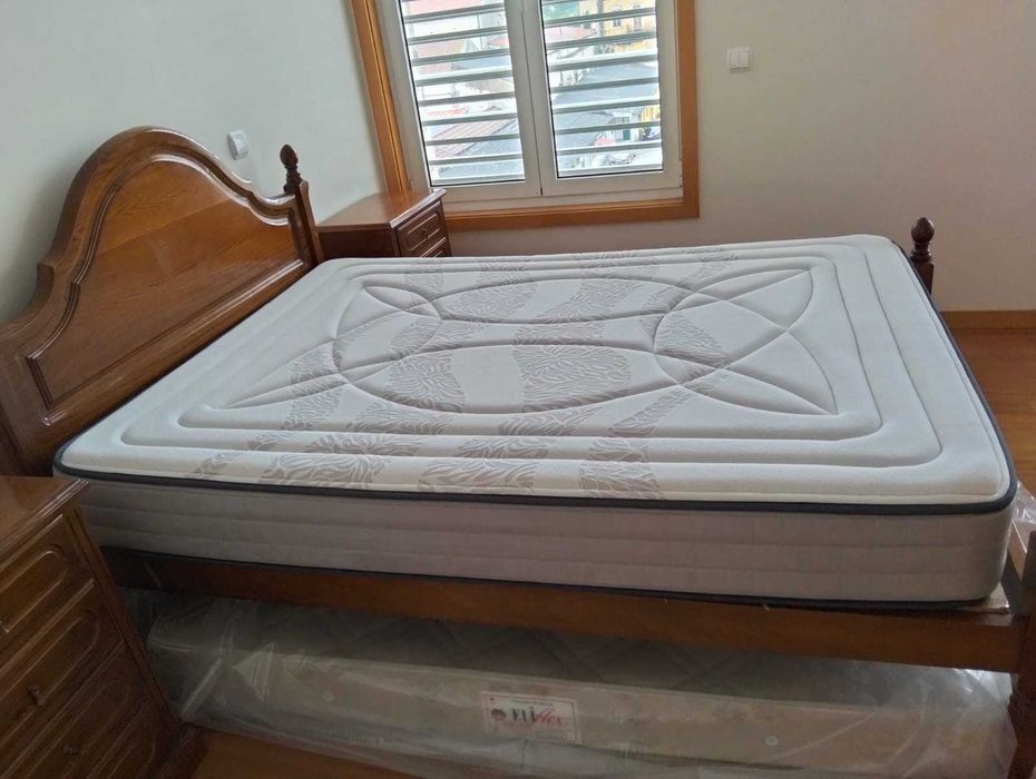 Colchão novo HR e Viscoelástica 135x180cm MATRIS Olympus