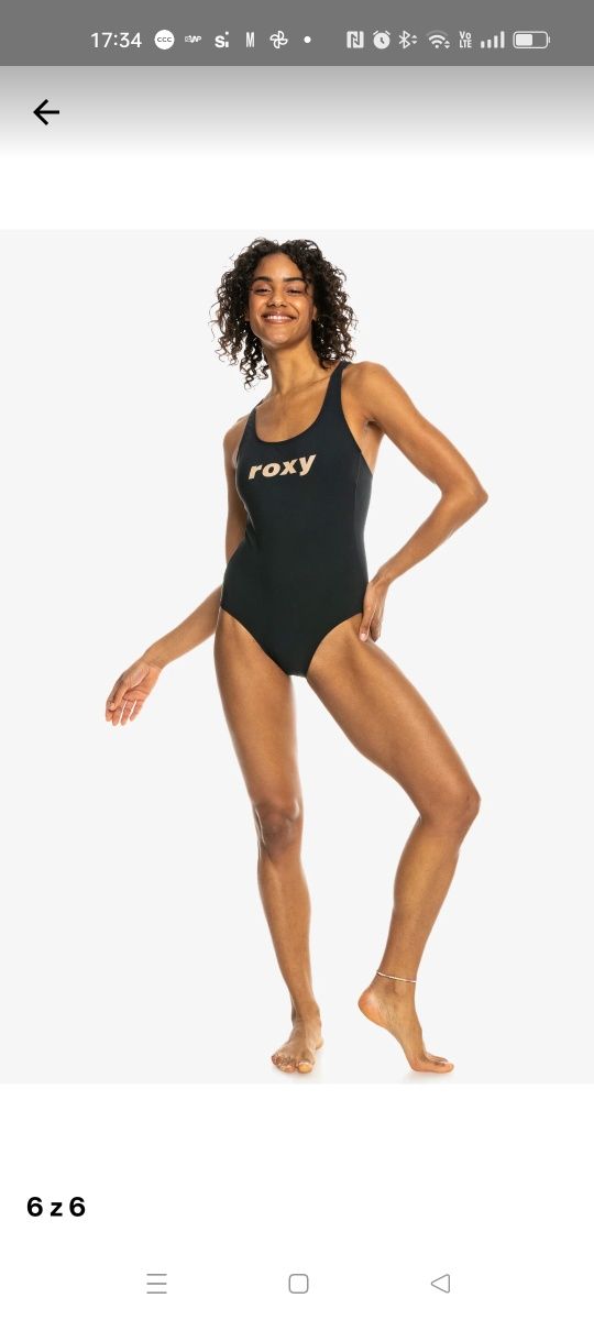 Kostium kąpielowy roxy jednoczęściowy nowy