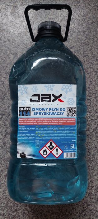 Рідина для очищення скла -20 °С (в бачок омивача) блакитна 5 Літрів.