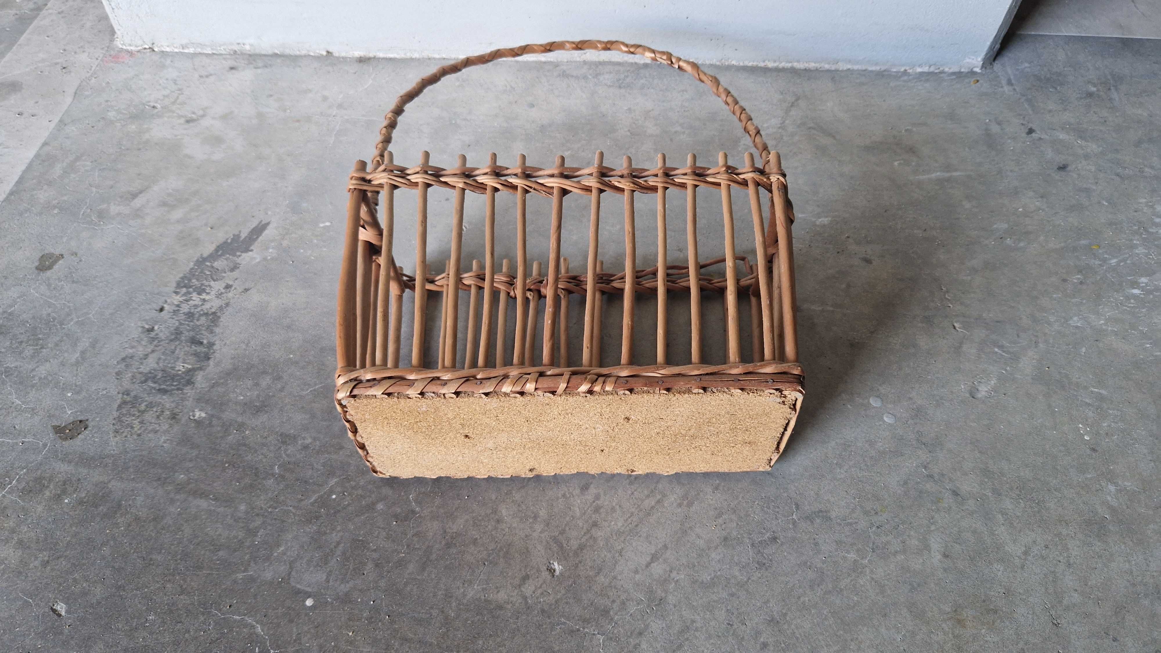 Cesto de vime, vintage