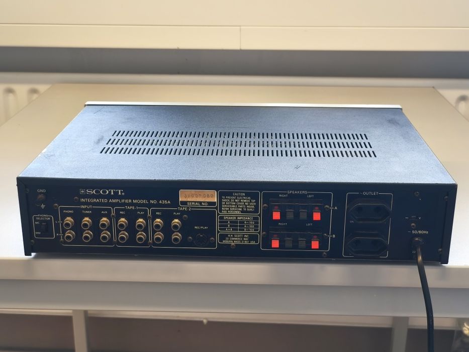 Стерео підсилювач Scott 435A ! Зроблено в США !