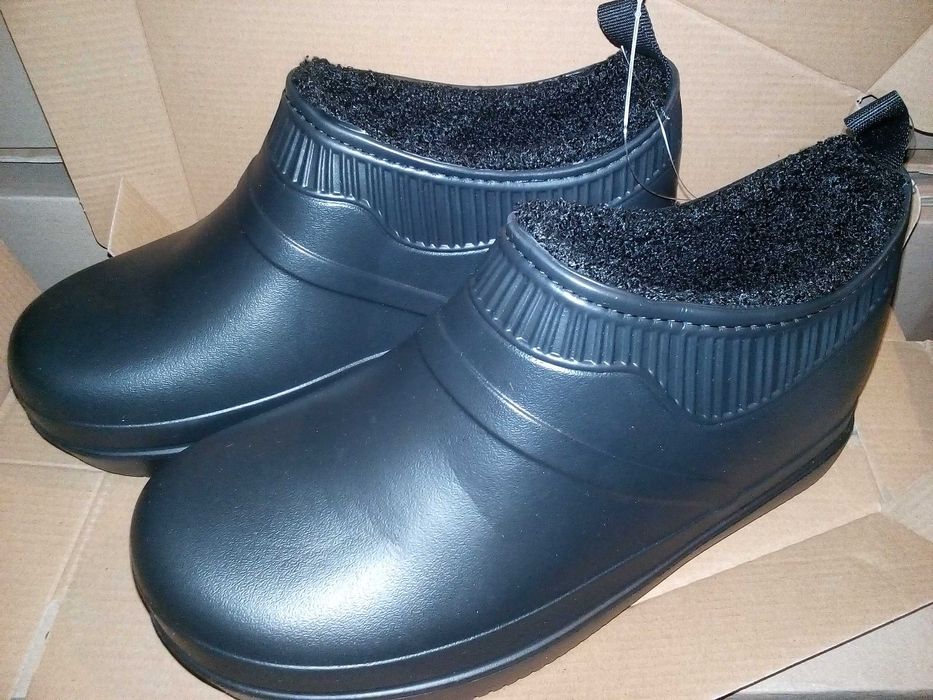 мужские зимние галоши короткие утепленные мехом (43 р./29 см. стелька)