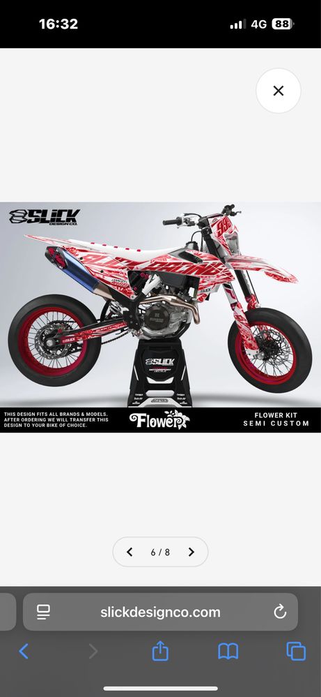 Kit grafico beta 50rr supermoto