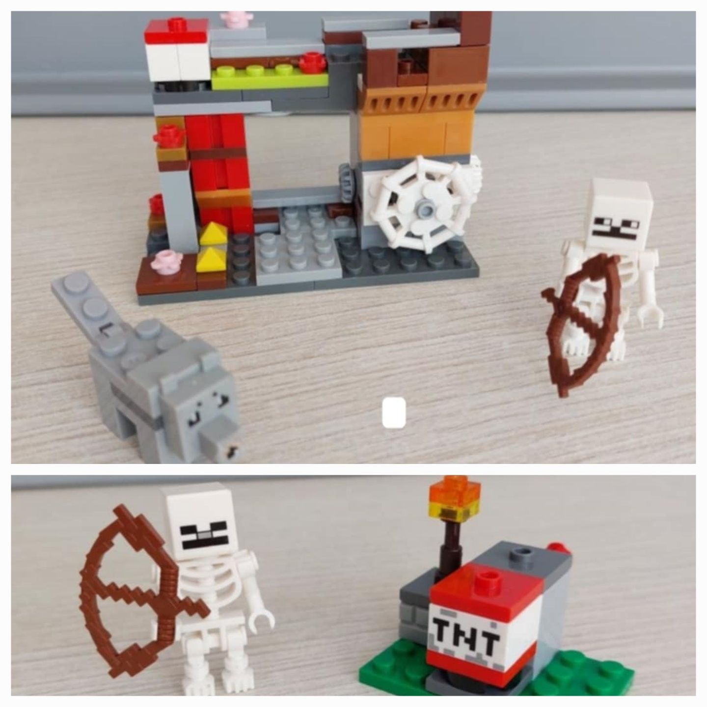 Klocki Lego Minecraft / 2 zestawy