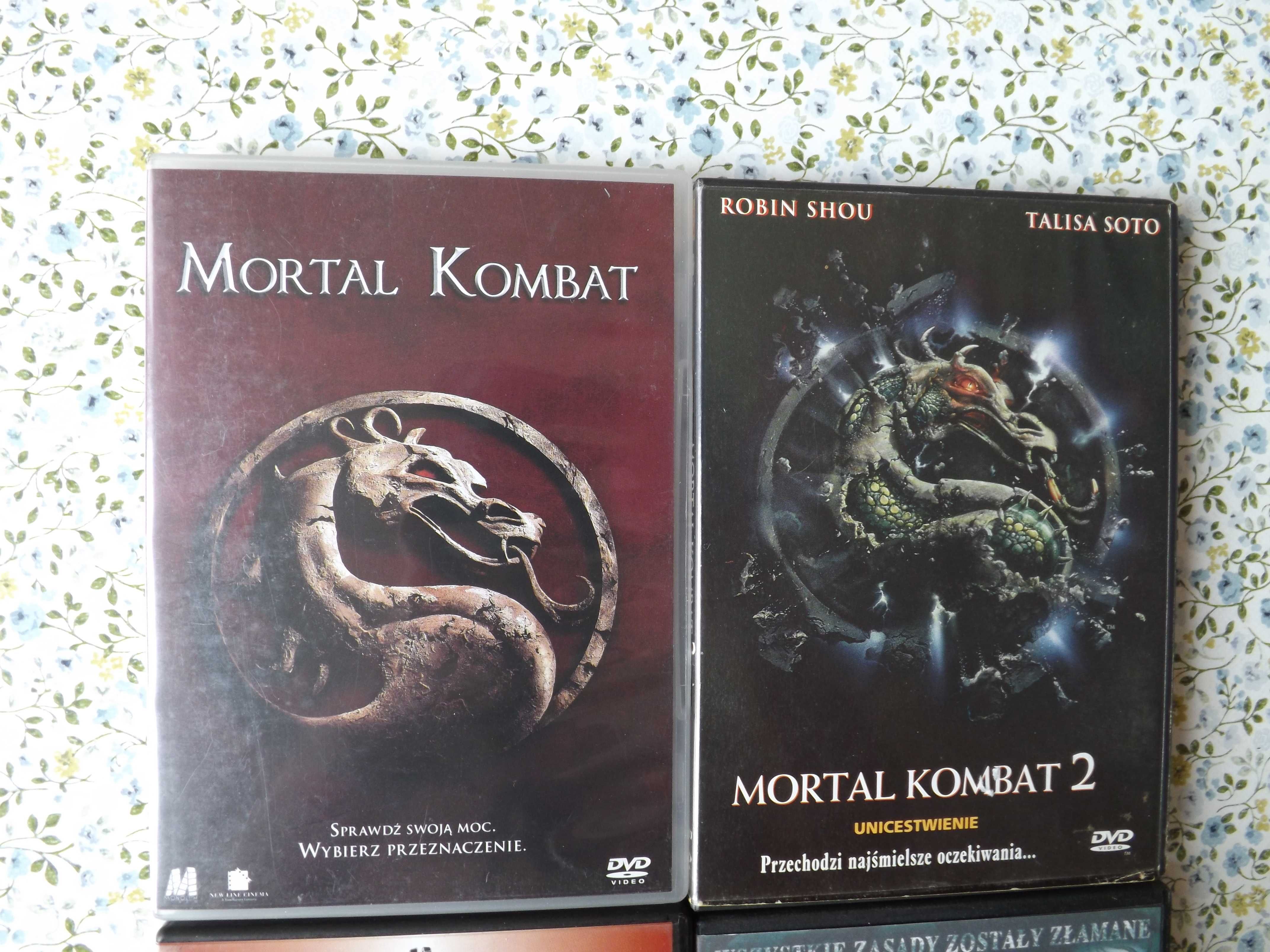 Mortal Kombat cztery dvd filmy, bajki karate unikat