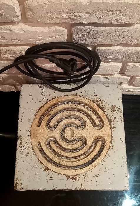 Настольна електроплитка, спіральна.  СРСР.