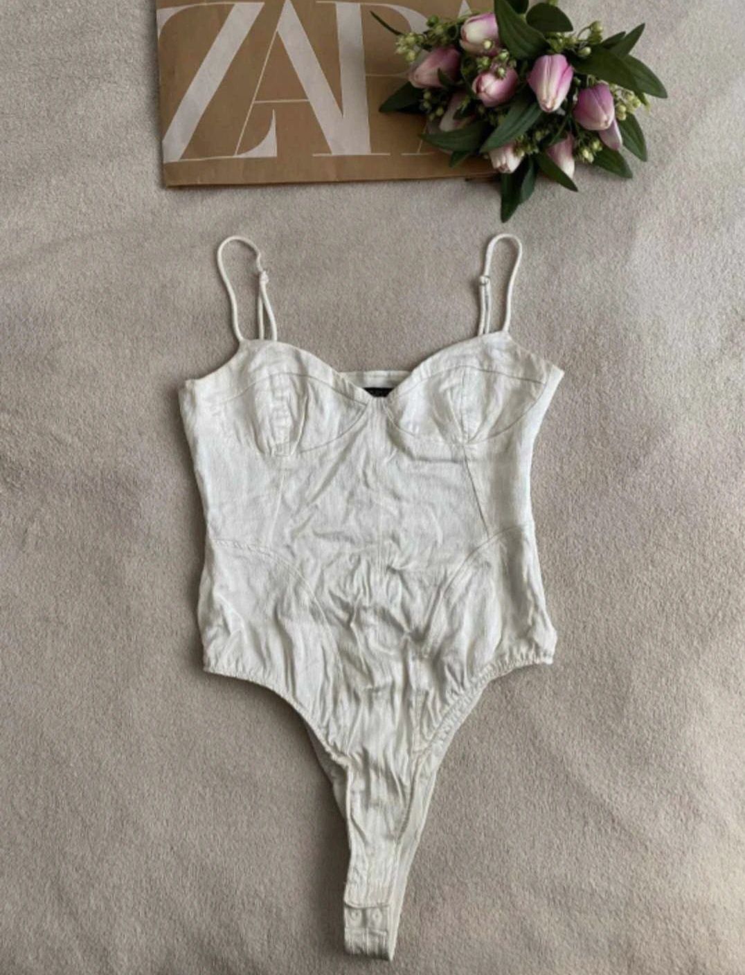 Satynowe body ZARA