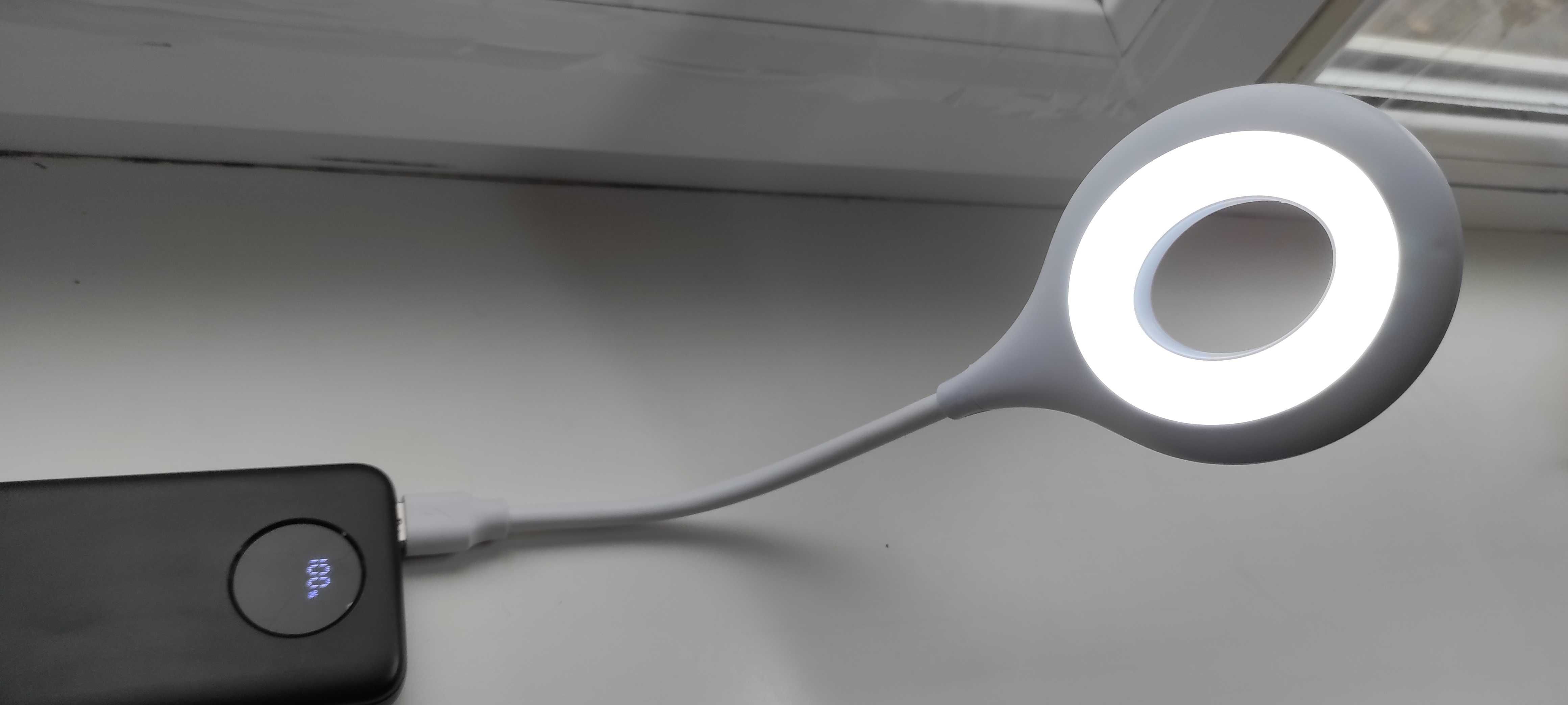 USB LED-лампа от павербанка или зарядного устройства