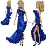 Ubranka dla lalki Barbie - Sukienka wieczorowa, majteczki, buciki !!!
