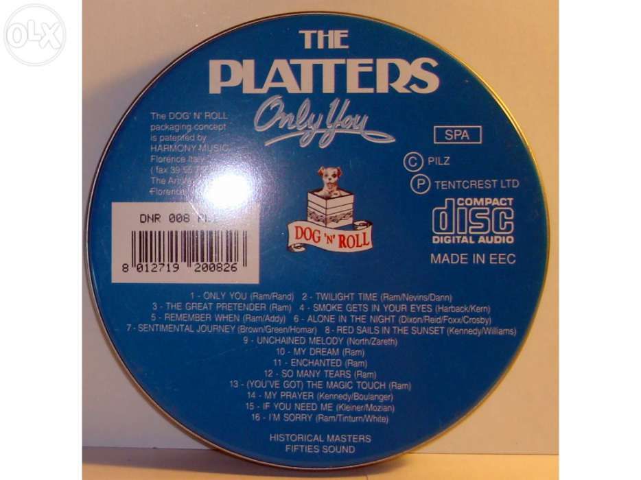 The platters - only you (cd original)