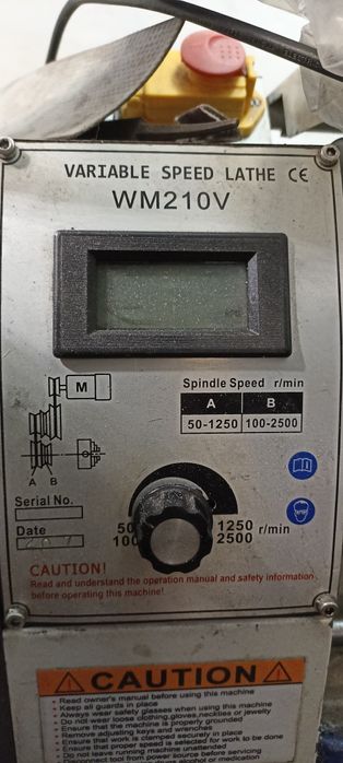 Шестерни гитары для дюймовых резьб токарного станка WM210V