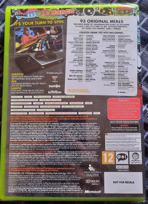 Dj hero para xbox 360