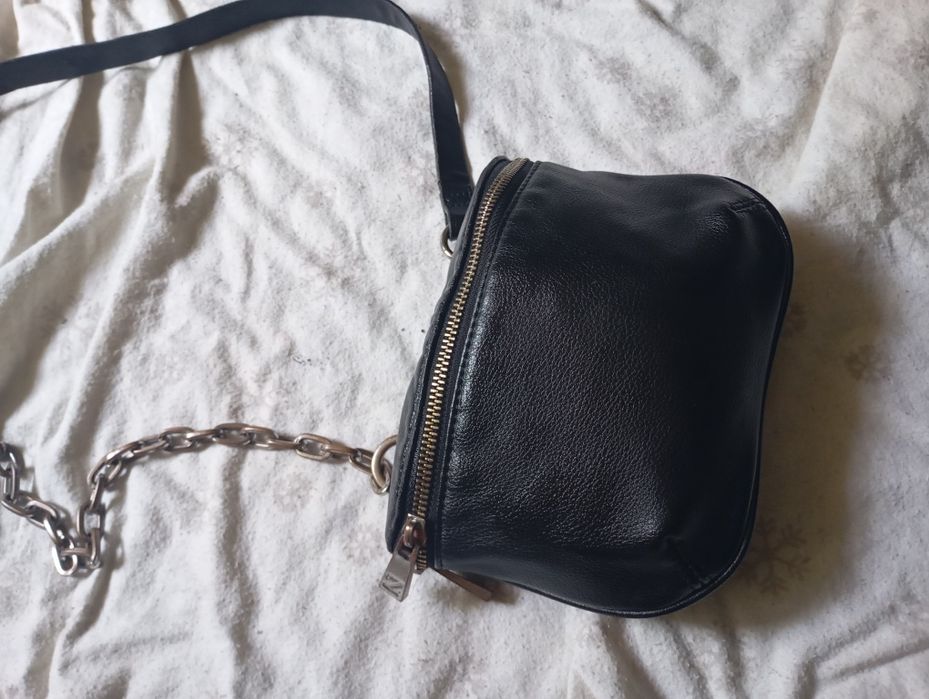 Сумка женская кожаная Zara бананка кроссбоди оригинал 18*14см