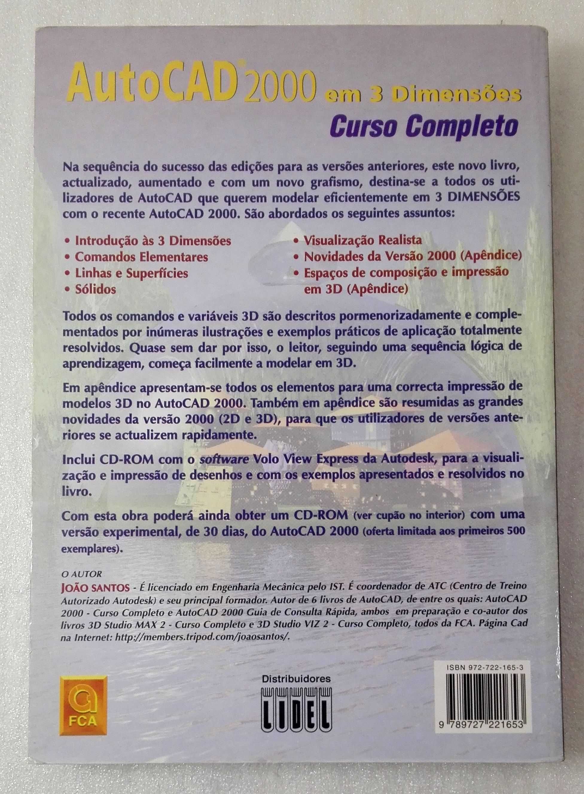 Livro AutoCAD 2000 em 3 Dimensões – Curso Completo
