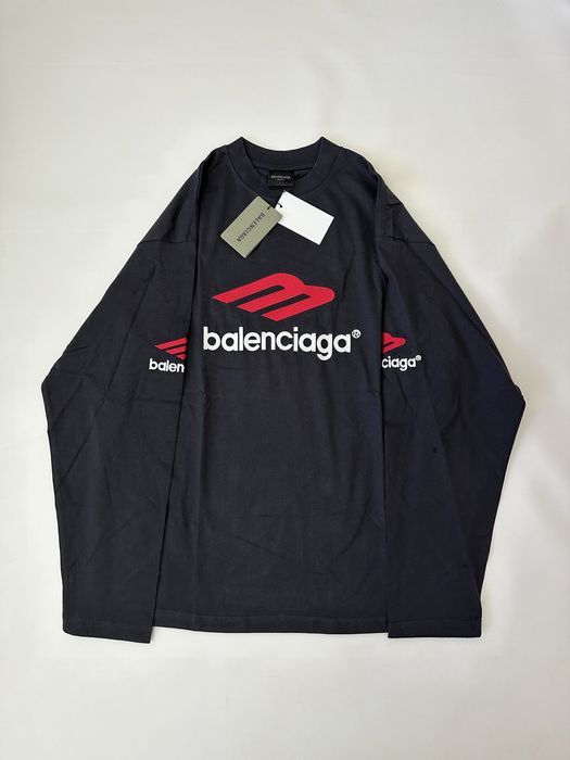 Лонгслив Balenciaga 3B sporty logo L