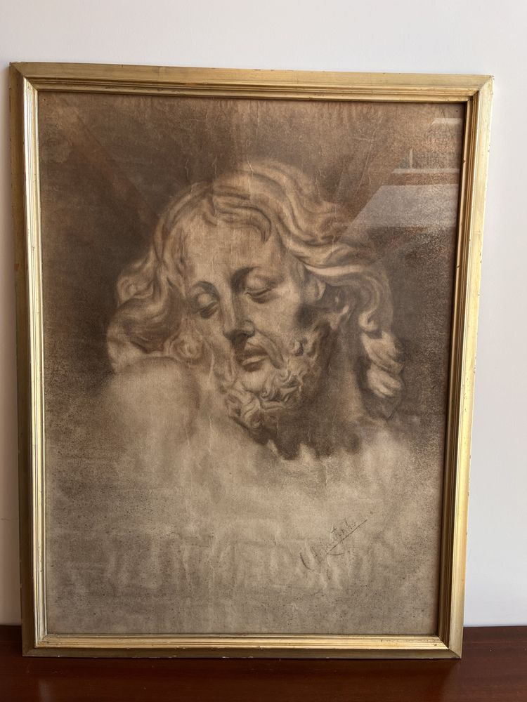 quadro pintura com moldura