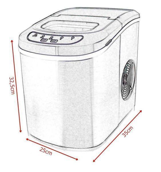 Nowa KOSTKARKA do Kostek Lodu 12KG/24H domowa stołowa