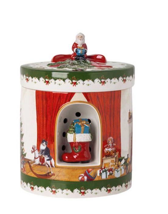 Świecznik z pozytywką. Villeroy& Boch; Christmas Toys