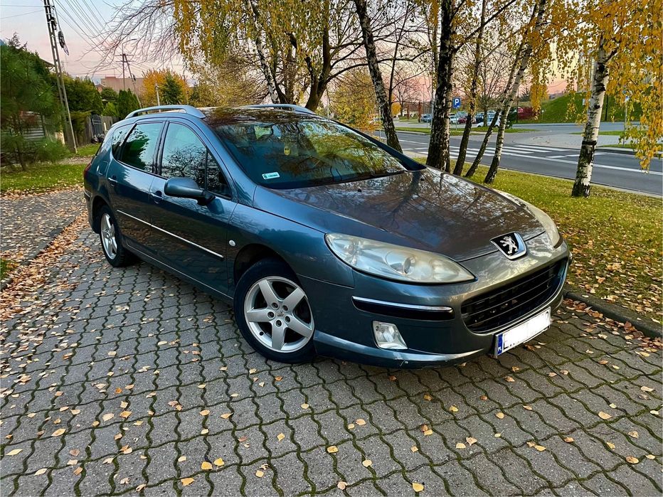 Śliczny.Peugot.407.Sw.2006r.2.0.HDI.Diesel.Panorama.Dł.Opł.Moż.Zamiana