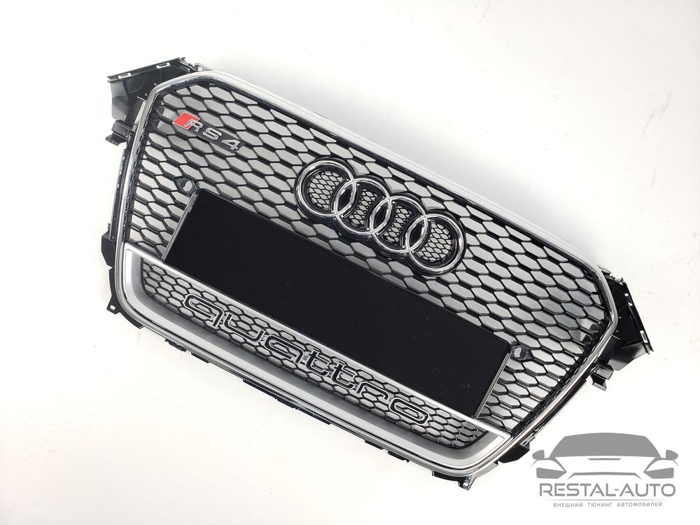 Решетка радиатора Audi A4 A5 А6 A7 А8 Q5 Q3 A3 Q7 Чер Ауди