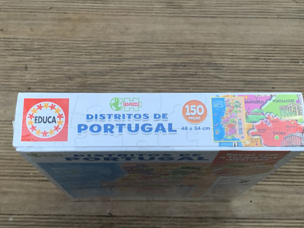 Educa Puzzle Mapa Distritos de Portugal NOVO