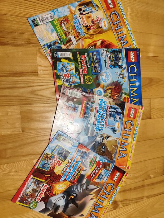 4 gazetki LEGO Chima, 2014, 2015