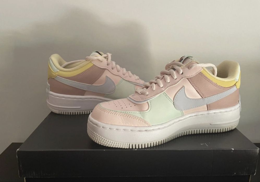 Ténis Air Force 1 Shadow Pastel tam 37,5