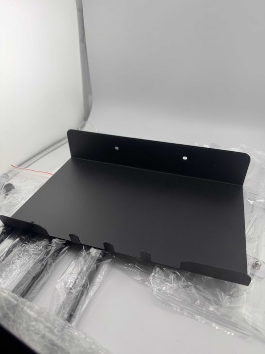 Półka wieszak czarny 3 półki łazienkowy