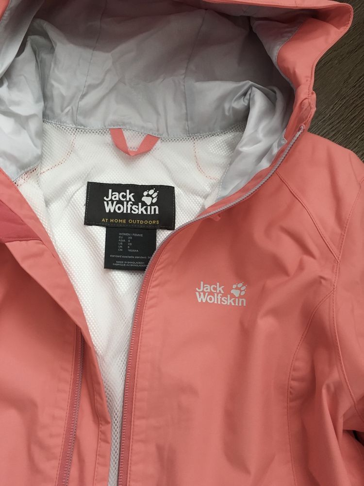 Новая Jack Wolfskin Оригинал! Ветровка дождевик парка куртка женская