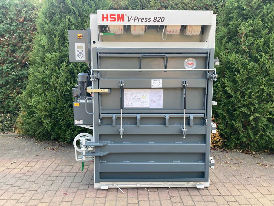HSM v-press 820 Plus | Powystawowa | Belownica do makulatury, folii