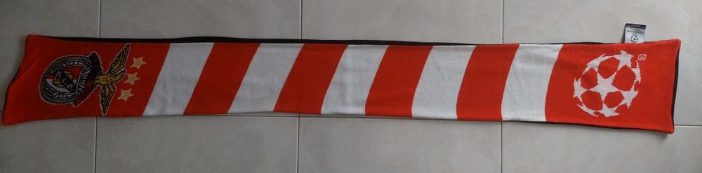 Cachecol Benfiga liga dos campeoes