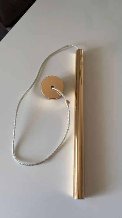 Dwie Zlote lampy wiszace