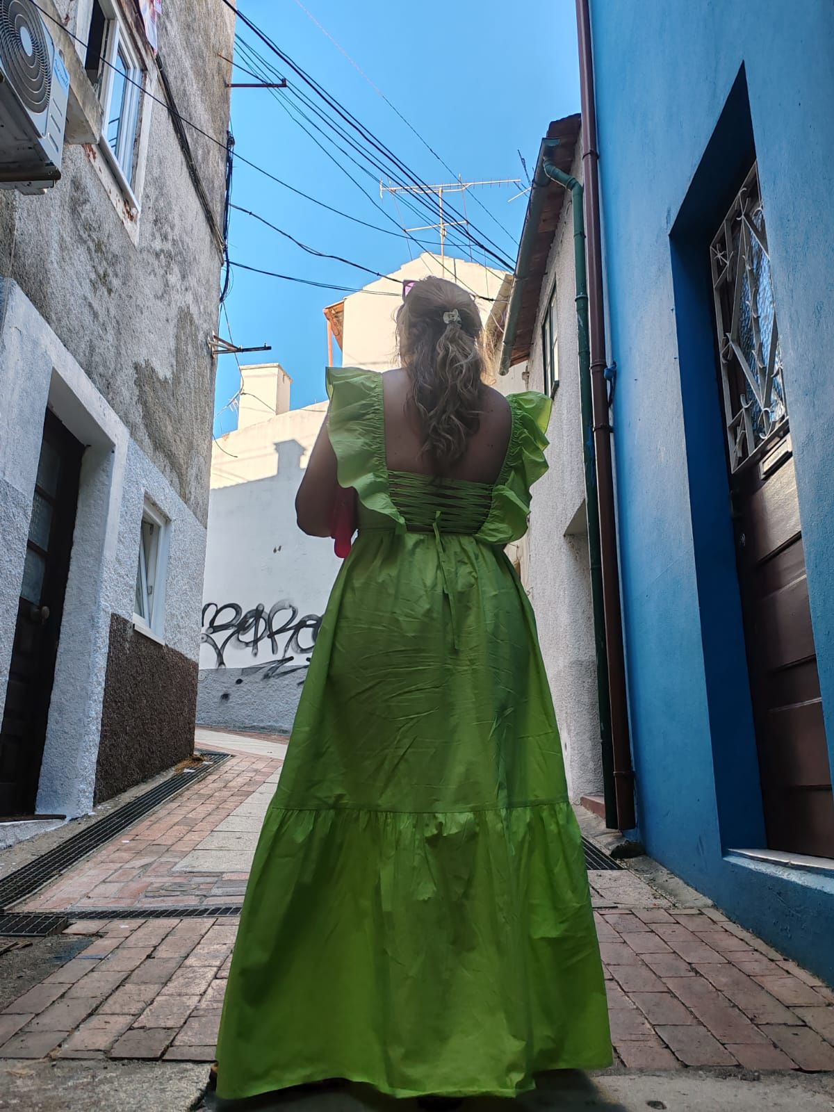 Vestido verde al