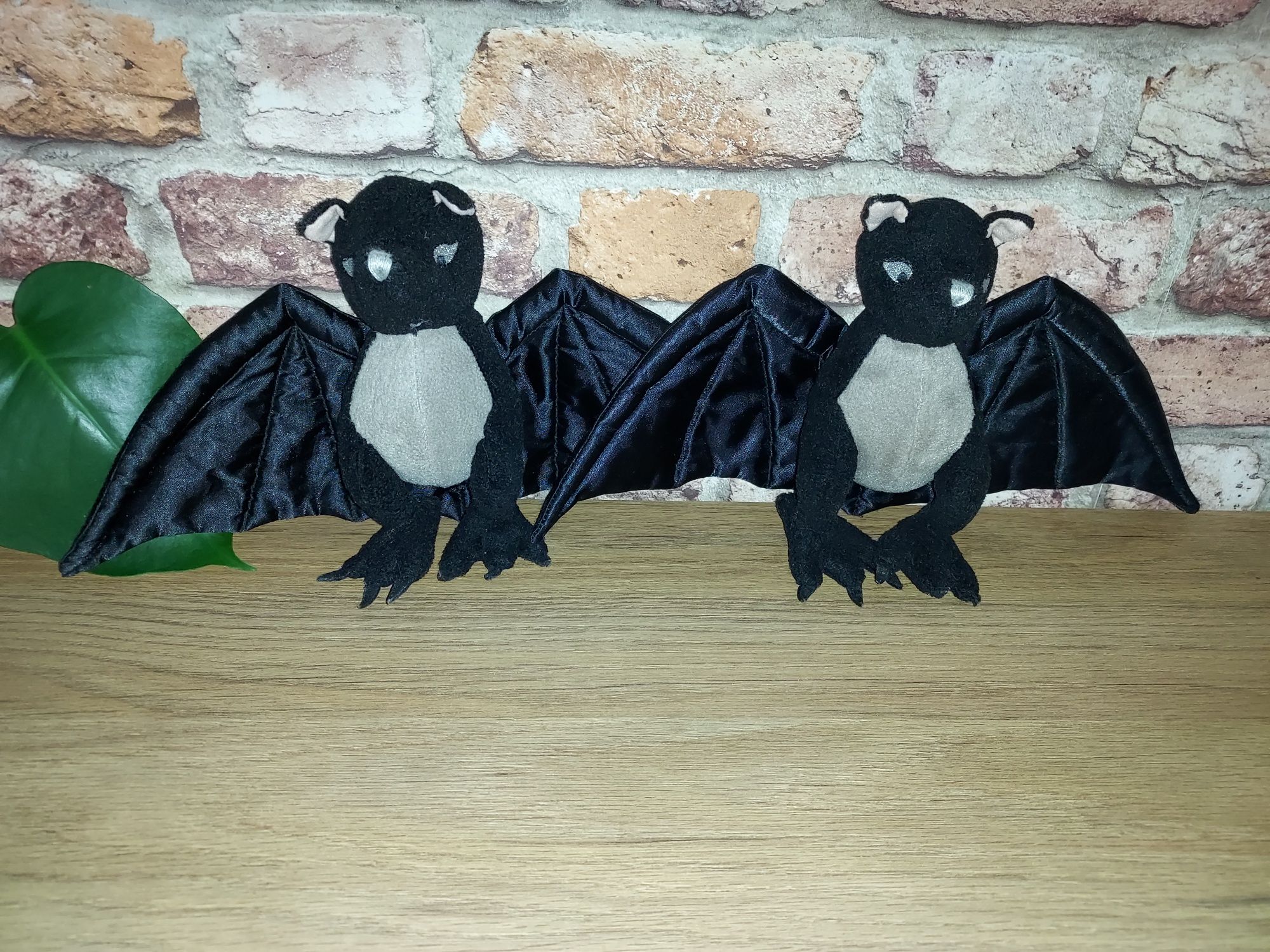 KRYP Ikea Czarny NIETOPERZ maskotka 18cm Halloween bat