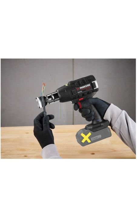 Pistola de ar quente recarregável de 20 V parkside