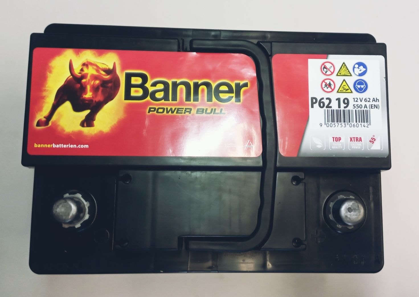 Akumulator Banner 12V 62ah 550A NOWY Power Bull