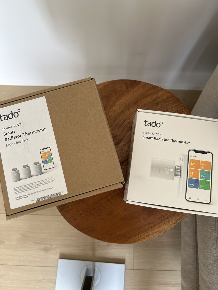 Tado Starter Kit V3+ (1 ou 3 termostatos)