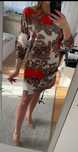 Nowa kolorowa sukienka oversize 42/40 wzory ornamenty Showroom