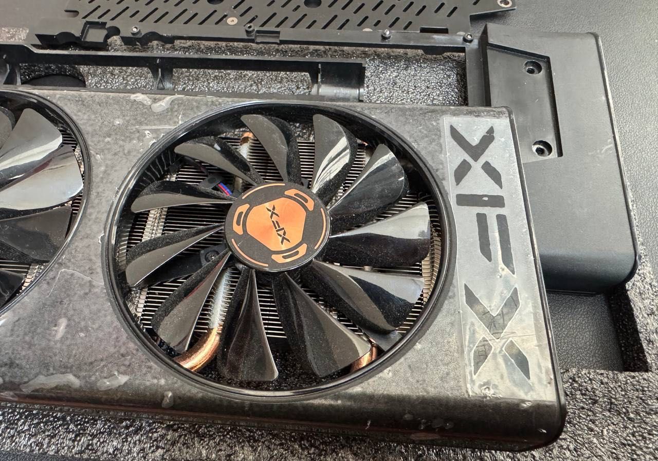Система охолодження для відеокарти XFX RADEON RX 5500 XT THICC II PRO