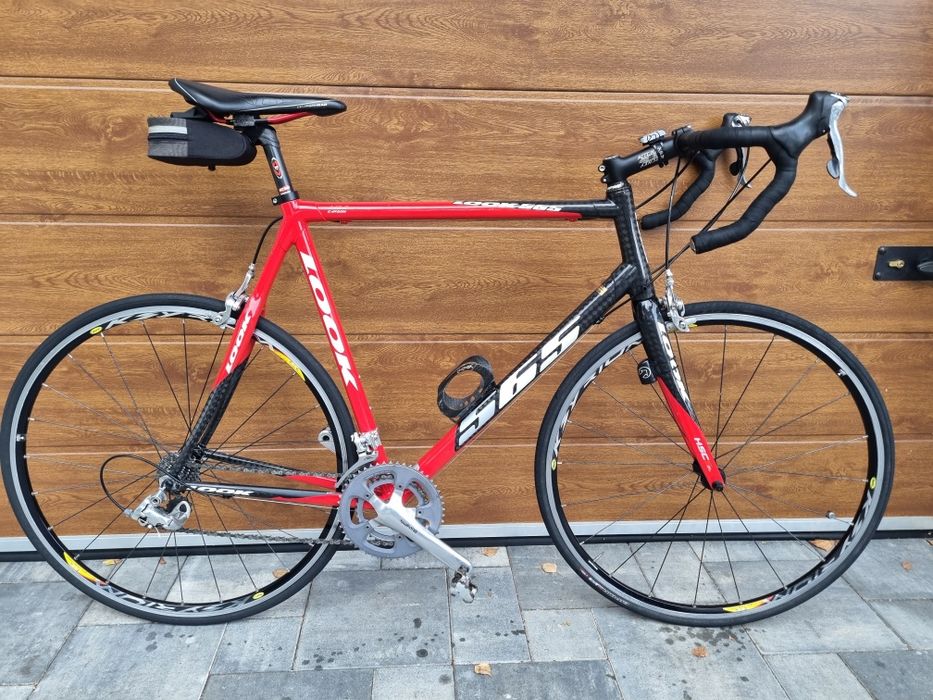Rower szosowy kolarka szosa Look 565 klasyk karbon Ultegra Mavic