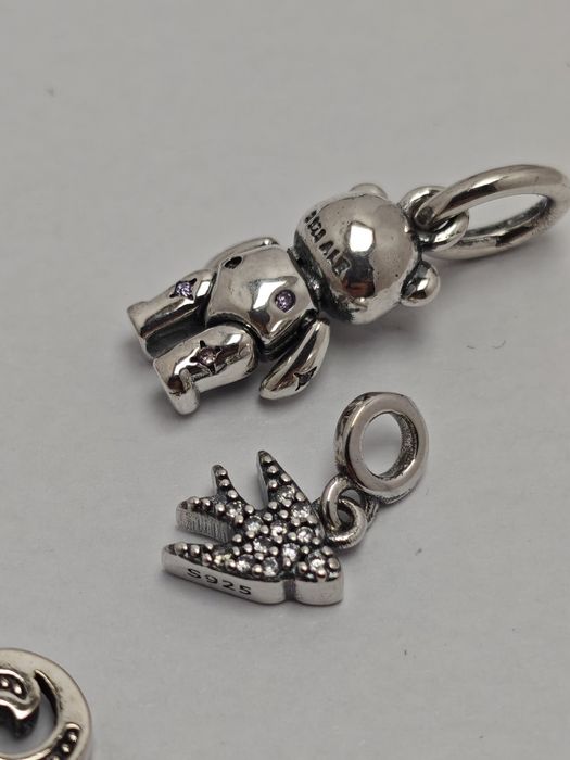 Komplet zawieszek i ogniwek do bransoletki S925 ALE