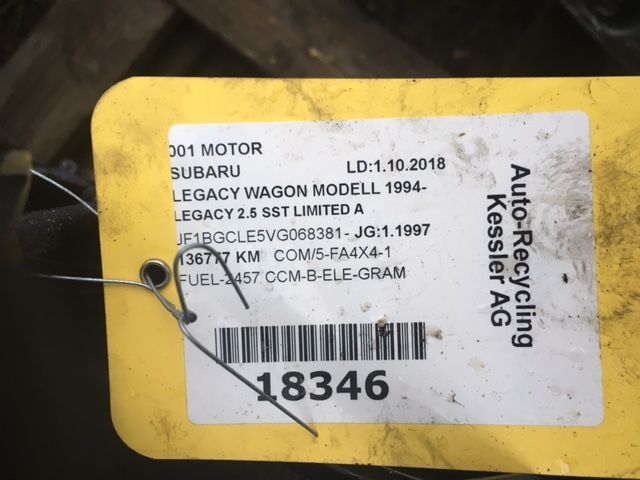 Subary Legacy II 2.5 stt Limited- Silnik