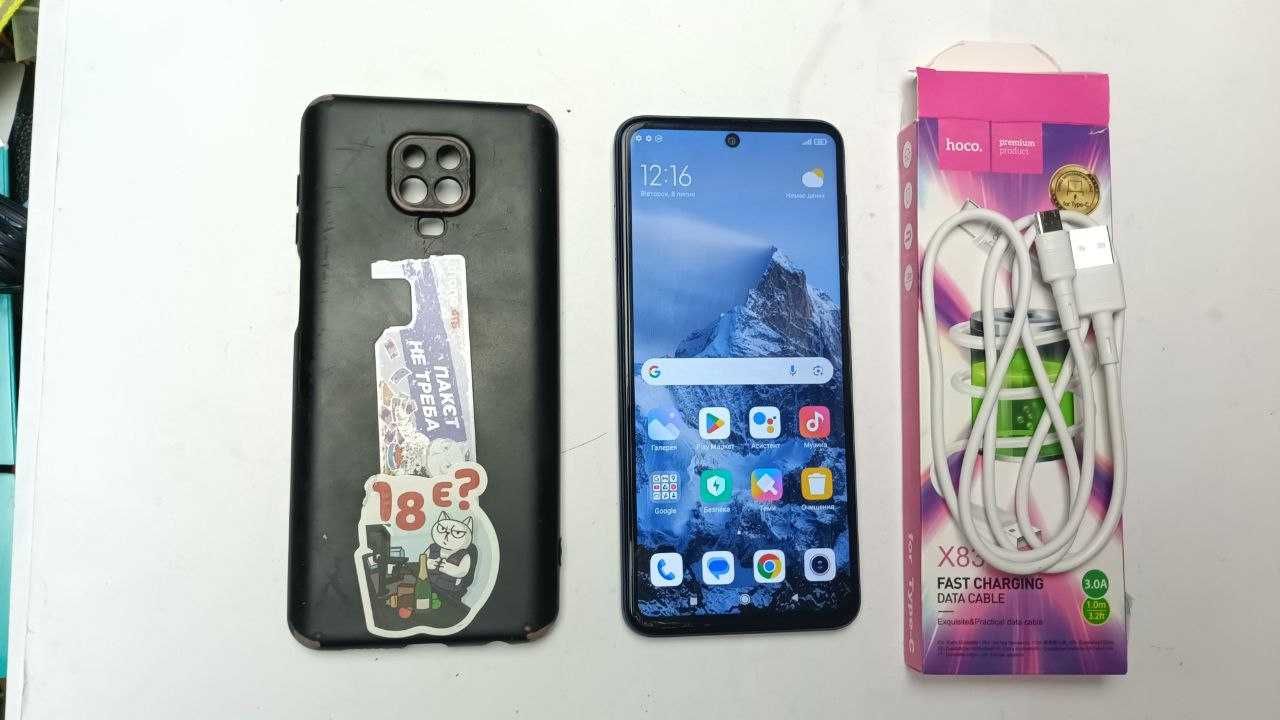 ОК Xiaomi Redmi Note 9 Pro на 6+2/128гб мобильный телефон Редми +чехол