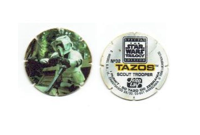 Star Wars Trilogy Edition Tazos 1996 r