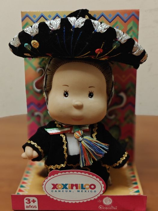 Ціну пропонуйте. Лялька XOXIMILCO CANCÚN MÉXICO Clementina Ручна робот