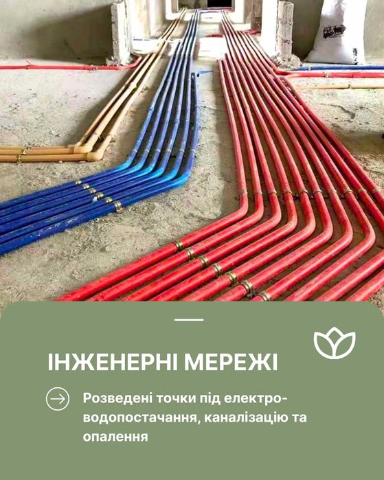 Двокімнатна квартира у Перечині з просторою кухнею-студією